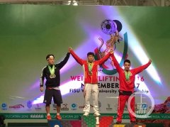 11金1银 西大健儿闪耀世界大学生举重锦标赛