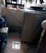 天花板凌晨漏水像下雨 楼上住户却毫无歉意