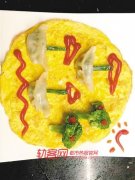 她把早餐做成诗 女儿吃学两不误