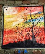 重庆现萌版窨井盖   网友:舍不得踩