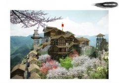 城口将现悬崖上的世外桃源 用玻璃廊桥与外界相连