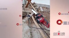 4岁男童摔向开动中的电锯 面部惨被割伤