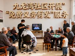 社区公益 | 九龙湾社区开展“免费义务剪发”服务